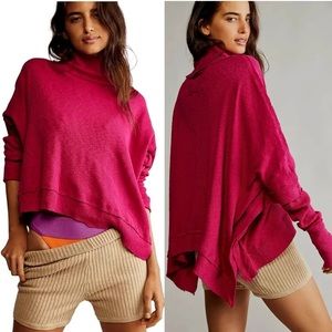 Free People Poncho Sweater